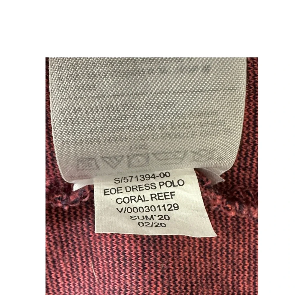 Banana Republic Polo Shirt Mens Medium Red Dress Preppy Classic Night Out Cotton